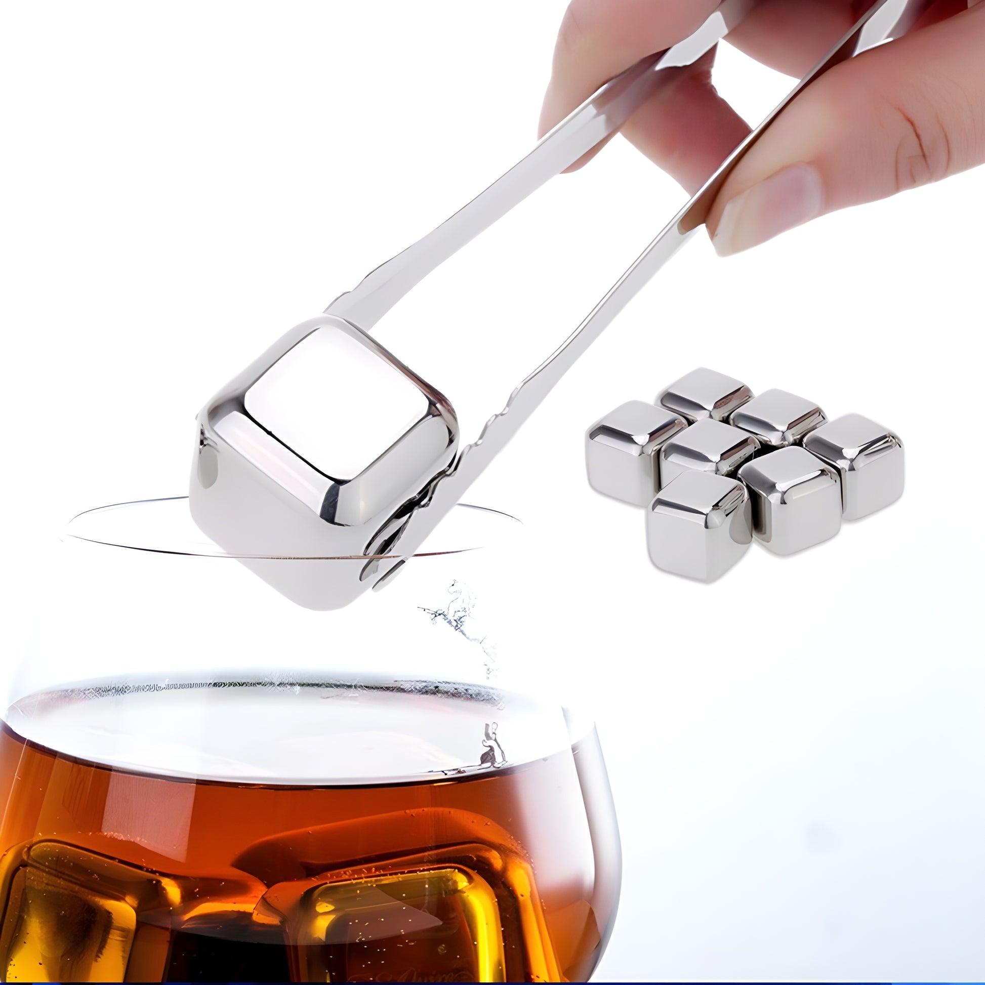 Stainless Steel Reusable Ice Cubes - ChillMaster - Chopeas