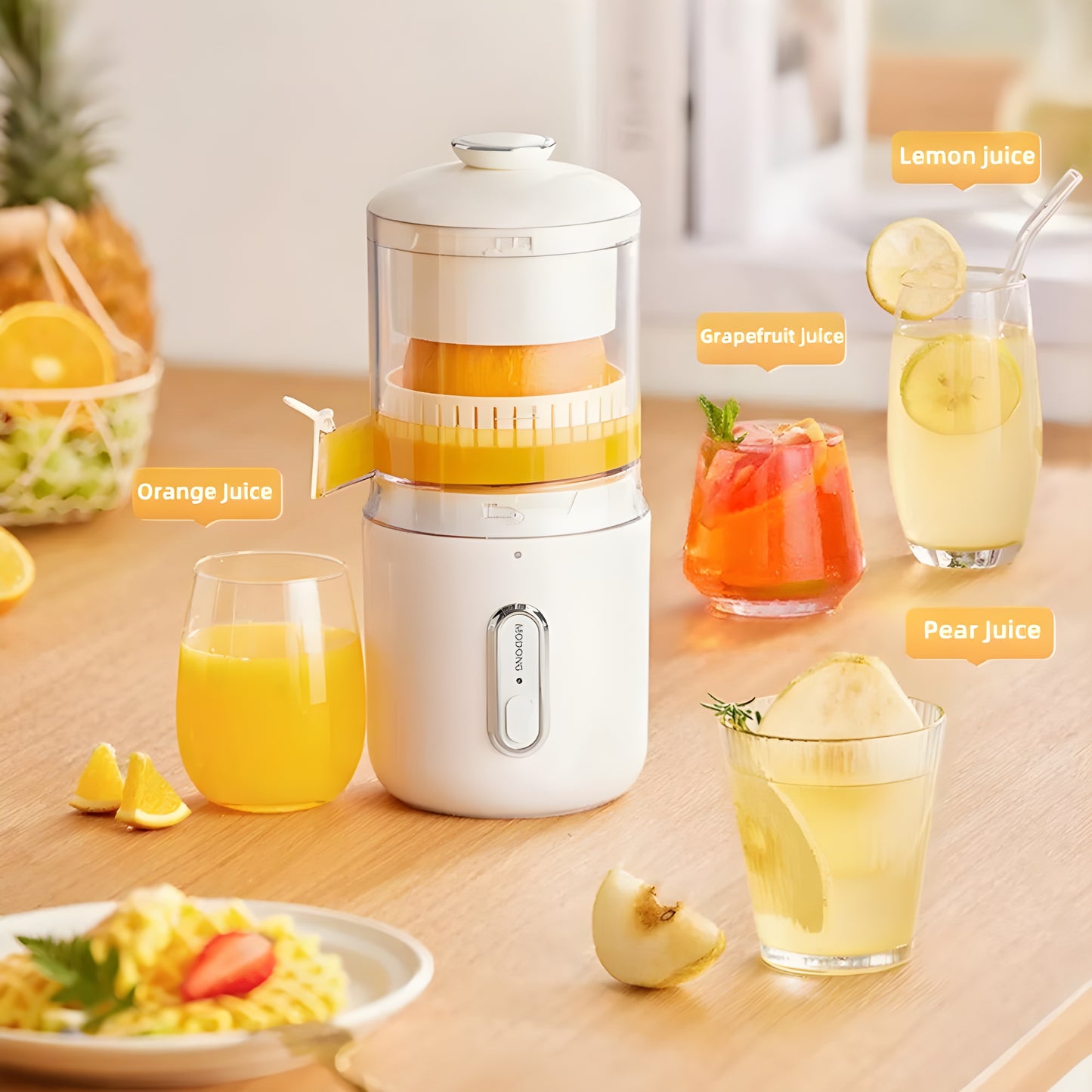 Compact Portable Fruit Juicer - Fresh Juice Anytime - Chopeas