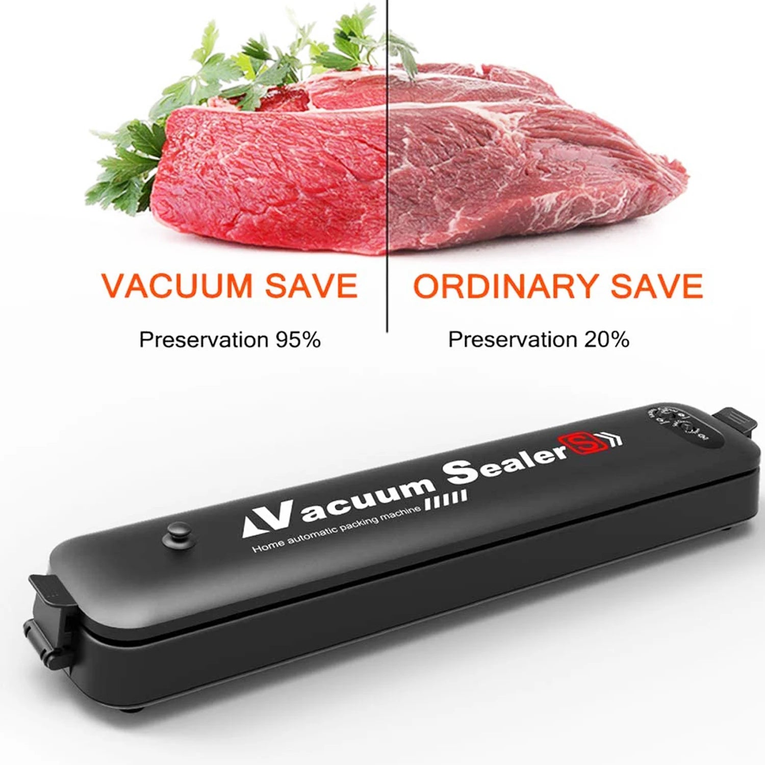 FreshSeal Vacuum Sealer - Food Preservation System - Chopeas